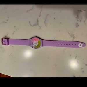 Swatch Watch - Time for Joy watch - solid matte light purple silicone band